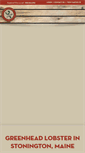 Mobile Screenshot of greenheadlobster.com